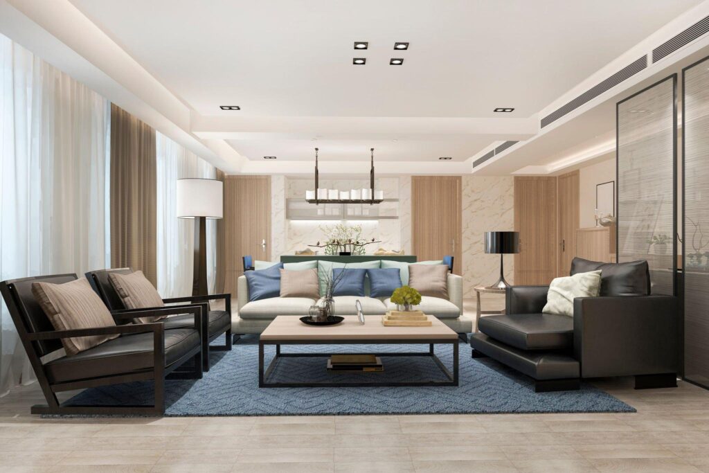 luxurious 3d interior rendering