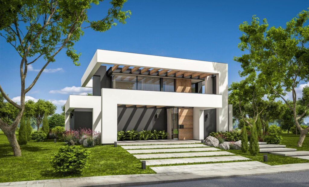 3d-rendering-of-modern-house-in-luxurious-style
